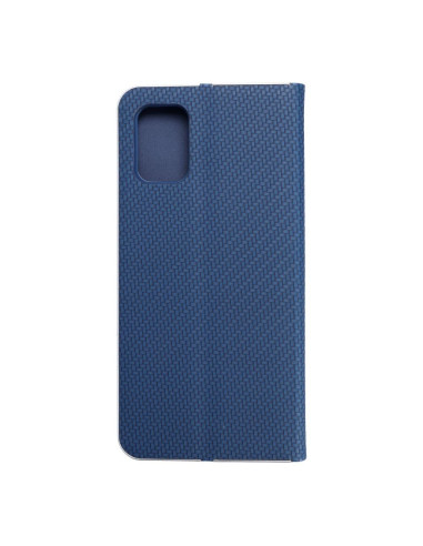 Etui LUNA Carbon pour SAMSUNG A71 blue