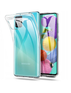 Coque BACK CASE Ultra Slim 0,3mm pour SAMSUNG Galaxy A71 TRANSPARENT