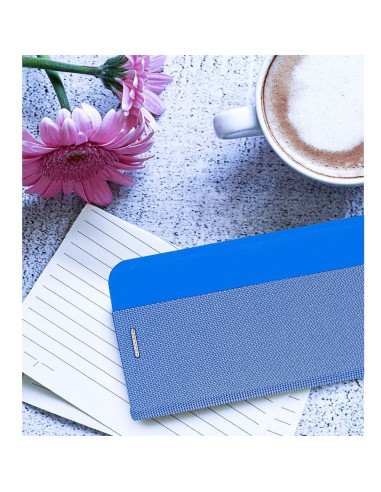 Etui SENSITIVE Book pour SAMSUNG A51 bleu marine