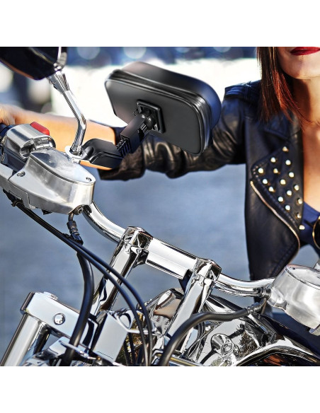 Support vélo/scooter pour guidon avec cache 4,8" - 5,5"