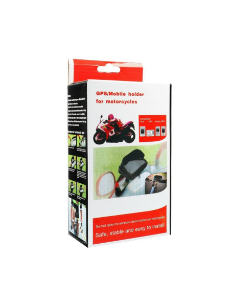 Support vélo pour guidon avec cache 4,8" - 5,5"