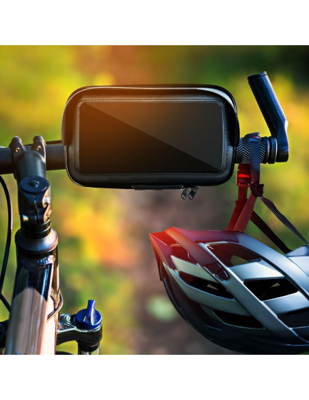 Support vélo pour guidon avec cache 5,5" - 6,3"
