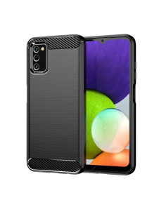 COQUE FORCELL- CARBON pour SAMSUNG Galaxy A41 NOIR
