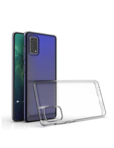 Coque BACK CASE Ultra Slim 0,3mm pour SAMSUNG Galaxy A41 TRANSPARENT