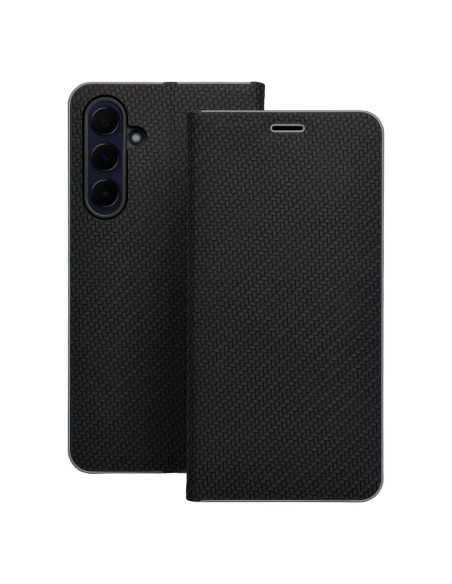 Etui LUNA Carbon pour SAMSUNG A41 noir