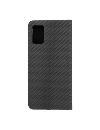 Etui LUNA Carbon pour SAMSUNG A41 noir
