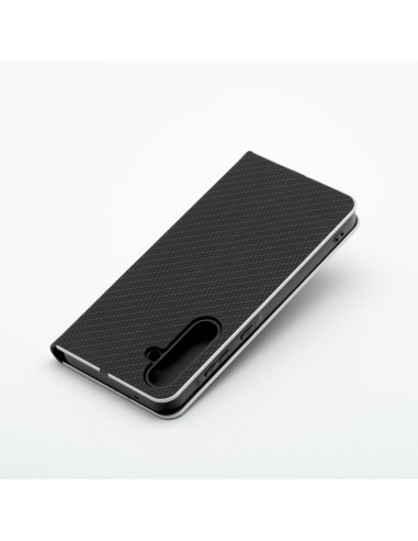 Etui LUNA Carbon pour SAMSUNG A41 noir