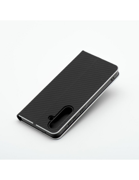 Etui LUNA Carbon pour SAMSUNG A41 noir
