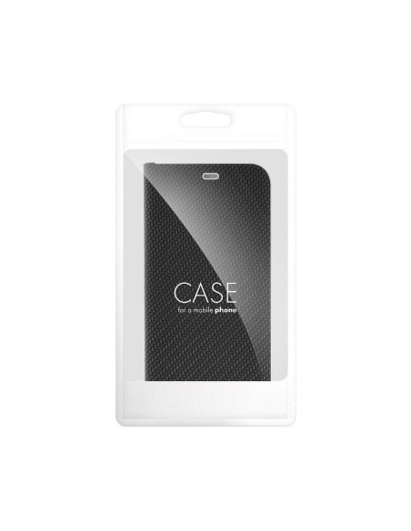 Etui LUNA Carbon pour SAMSUNG A41 noir