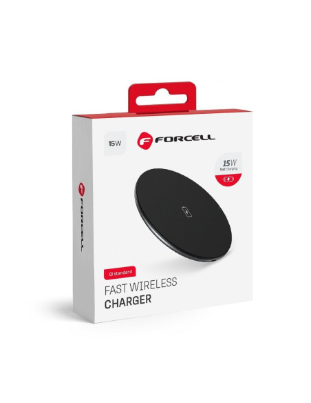 Chargeur rapide a induction (sans fil Qi) FORCELL Quick Charge 15W