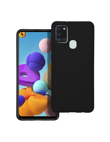 COQUE SILICONE pour SAMSUNG Galaxy A21S NOIR