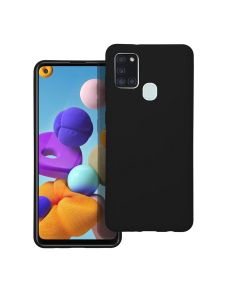 COQUE SILICONE pour SAMSUNG Galaxy A21S NOIR