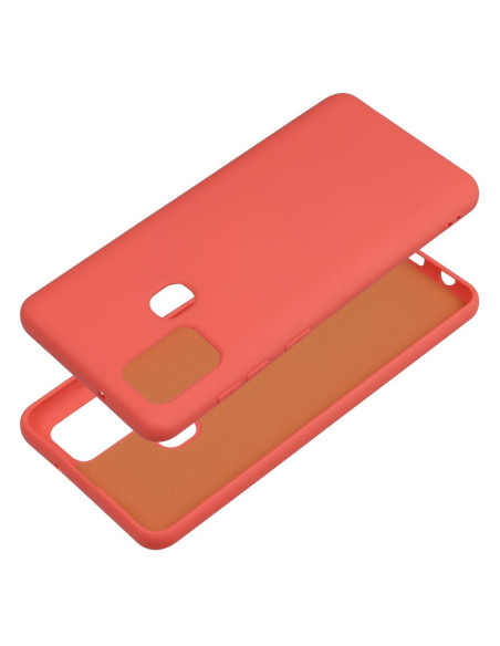 COQUE SILICONE pour SAMSUNG Galaxy A21S pêche