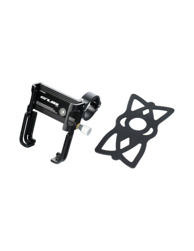 Support de velo pour le guidon GUB P10 Aluminium + l"elastique noir