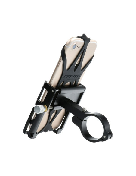 Support de velo pour le guidon GUB P10 Aluminium + l"elastique noir
