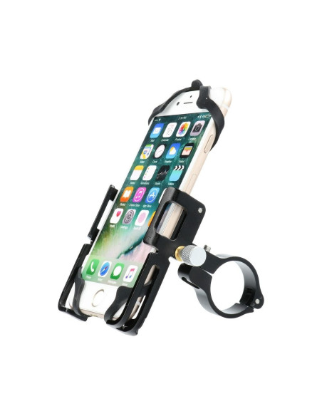 Support de velo pour le guidon GUB P10 Aluminium + l"elastique noir