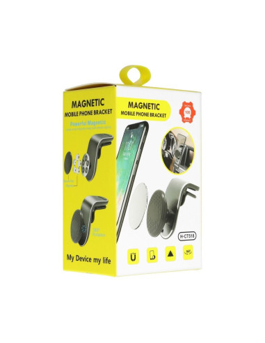 Support voiture magnetique sur la grille de ventilation HG1