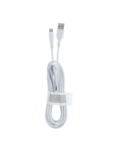 Câble USB - Type C 2.0 C279 3 metres BLANC