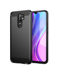 COQUE FORCELL - CARBON pour XIAOMI Redmi 9 NOIR