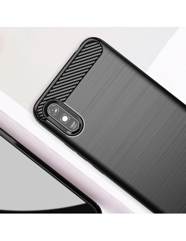 COQUE FORCELL - CARBON pour XIAOMI Redmi 9A / 9AT NOIR