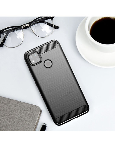 COQUE FORCELL - CARBON pour XIAOMI Redmi 9C NOIR