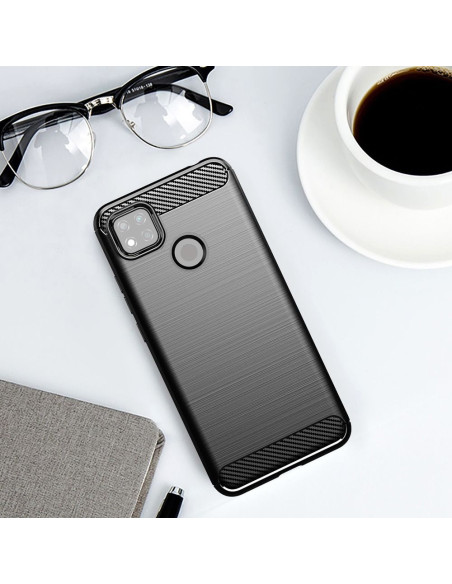 COQUE FORCELL - CARBON pour XIAOMI Redmi 9C NOIR