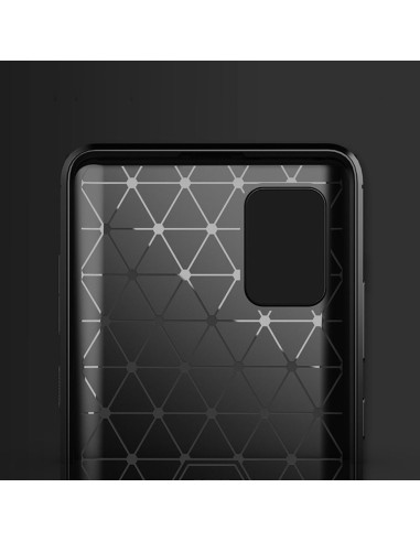 COQUE FORCELL- CARBON pour SAMSUNG Galaxy A51 5G NOIR