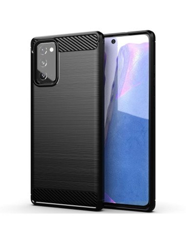 COQUE FORCELL - CARBON pour SAMSUNG Galaxy NOTE 20 NOIR
