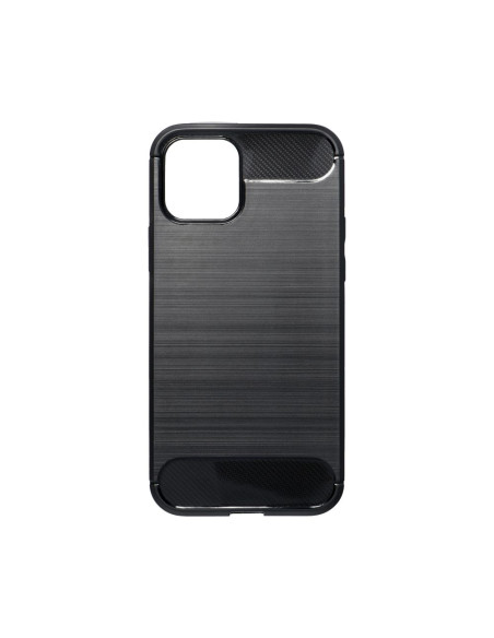 COQUE FORCELL - CARBON pour IPHONE 12 / 12 PRO NOIR