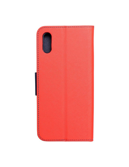 Etui Fancy Book pour XIAOMI Redmi 9A rougepourbleu marine