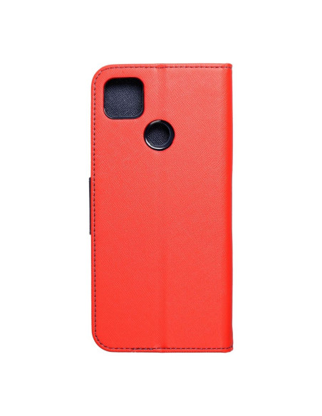 Etui Fancy Book pour XIAOMI Redmi 9C rougepourbleu marine