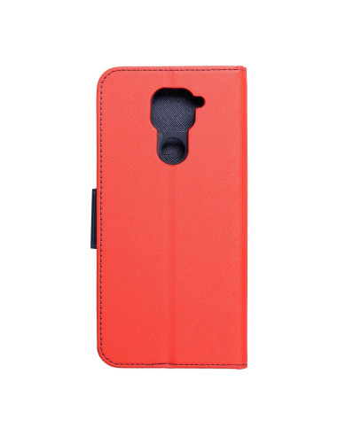 Etui Fancy Book pour XIAOMI Redmi NOTE 9 rougepourbleu marine