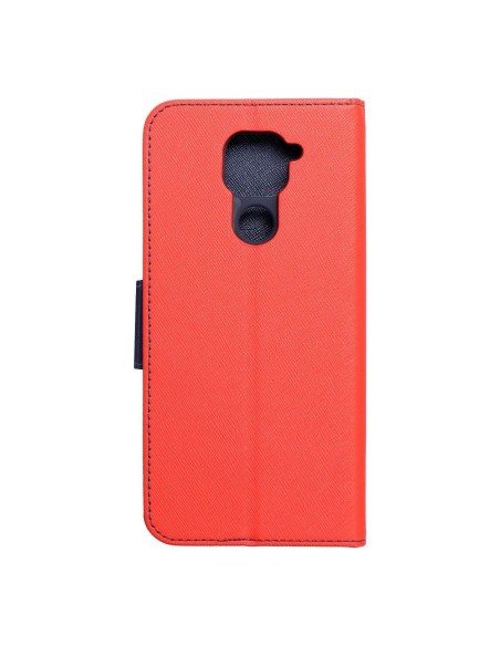 Etui Fancy Book pour XIAOMI Redmi NOTE 9 rougepourbleu marine