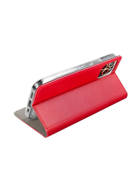 Etui Smart Case Book pour iPhone 12 PRO MAX rouge
