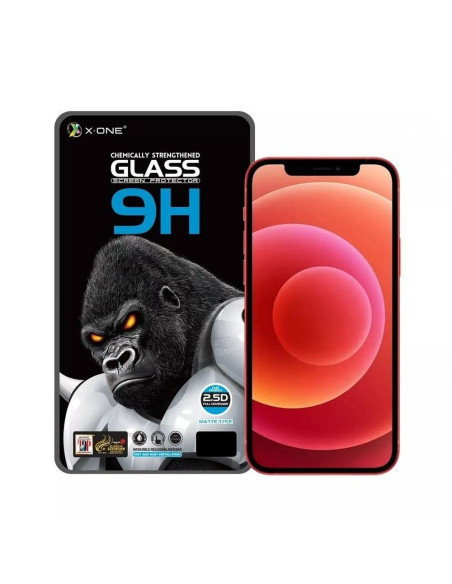 Verre trempé X-ONE Full Cover Extra Strong Mat - APP IPHO 12 Pro Max (full glue) NOIR
