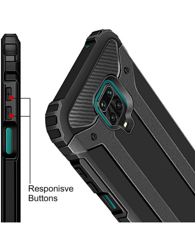 Coque ARMOR pour XIAOMI Redmi NOTE 9S / 9 PRO NOIR