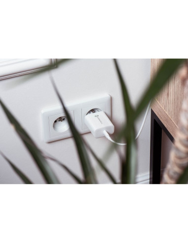 Chargeur secteur Forcell avec câble USB type C et câble Lightning - 3A 20W avec fonction de charge PD et QC 4.0