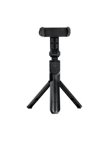 Perche selfieavec telecommande bluetooth tripod noir SSTR-12
