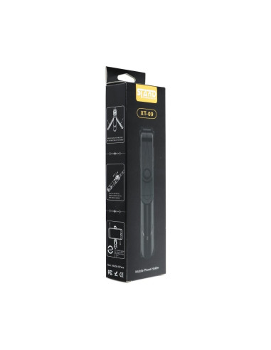 Perche selfieavec telecommande bluetooth tripod noir SSTR-12