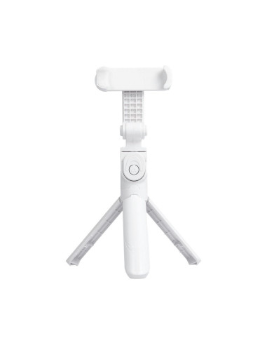 Perche selfieavec telecommande bluetooth tripod blanc SSTR-12