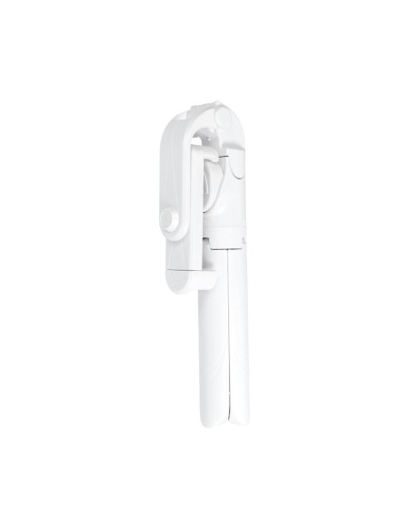 Perche selfieavec telecommande bluetooth tripod blanc SSTR-12