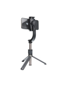 Perche selfie avec telecommande bluetooth tripod GIMBAL noir SSTR-L08