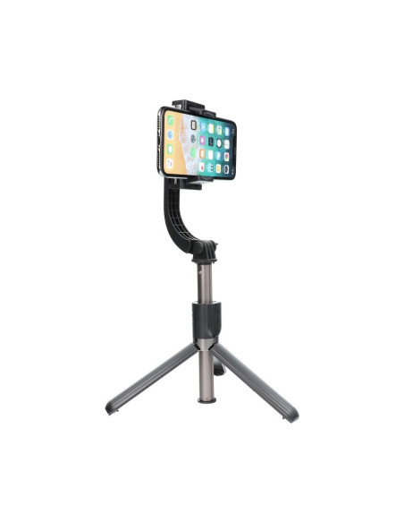 Perche selfie avec telecommande bluetooth tripod GIMBAL noir SSTR-L08