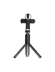 Perche selfie evec telecommande bluetooth tripod avec un moiroir noir SSTR-11