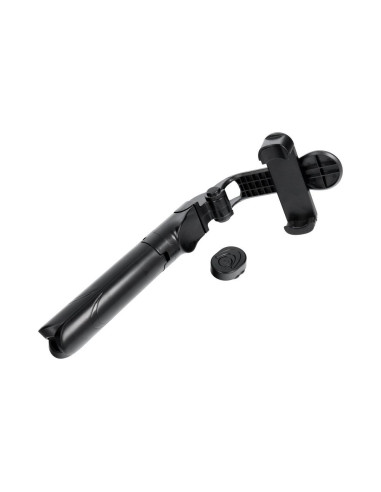 Perche selfie evec telecommande bluetooth tripod avec un moiroir noir SSTR-11