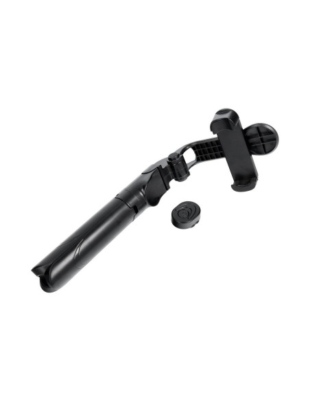 Perche selfie evec telecommande bluetooth tripod avec un moiroir noir SSTR-11