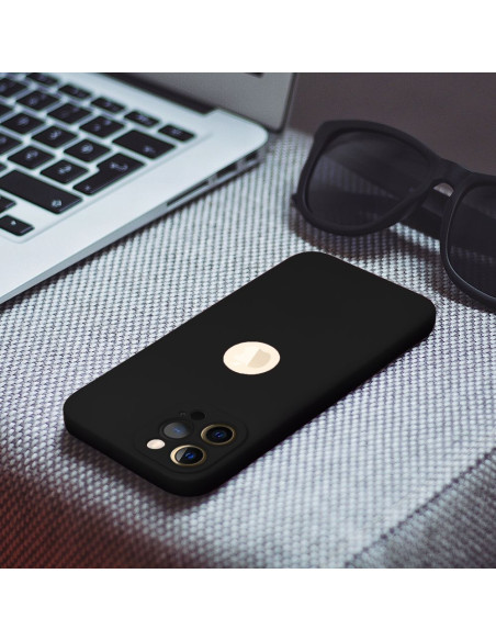 Coque SOFT pour IPHONE 12 noir