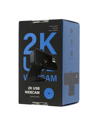 Webcam avec microphone ECM-CDV126D 2K (2560*1440)/25fps GAMING
