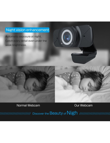 Webcam avec microphone ECM-CDV126C 1080p (1920*1080p)/30fps GAMING