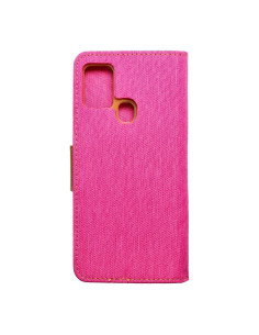 Etui Canvas pour SAMSUNG A21s rose 2